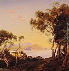 Janus Andreas Bartholin La Cour Canvas Paintings - Italianate Landscape